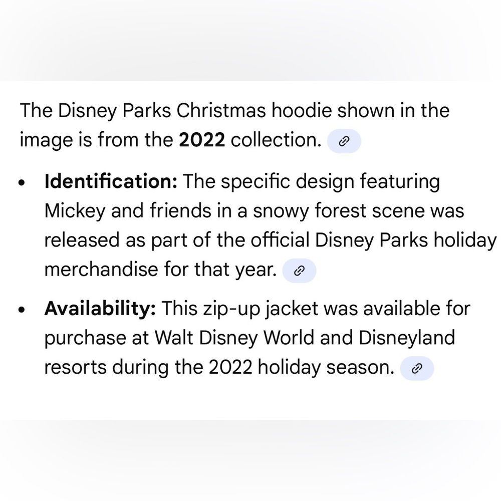 Disney Green and Cream Zip-Up Hoodie XL - Picture 5 of 5